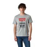 Polera Hombre Graphic Crewneck Tee Branding Stack Mid Levis