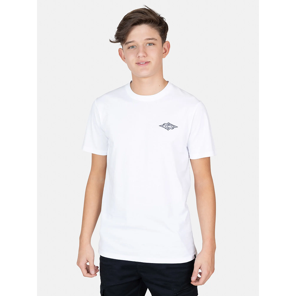 Polera Niño Search Hazey Days Blanco Ripcurl