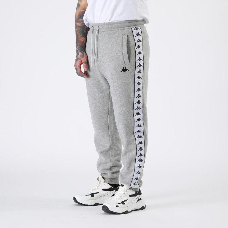 Buzo Hombre Kappa Banda Grey White