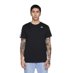Polera Hombre Kappa Banda Black Logo White