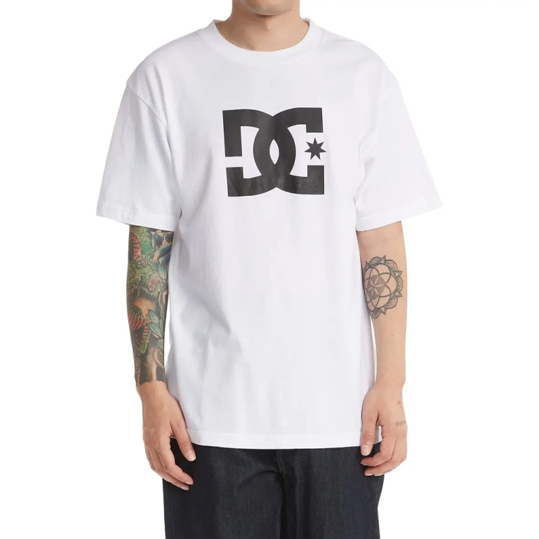 Polera Hombre Star SS Tees White DC