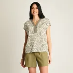 Polera Verde con Estampado Tropical Ldp