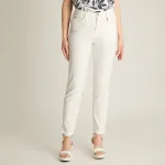 Jeans Crudo Fit Slim Tiro Medio Ldp