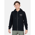 Poleron Kids Fullzipper 6O248-MV Liso Black Rip Curl