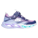Zapatilla Niña S Lights Cosmic Glow Morado Skechers