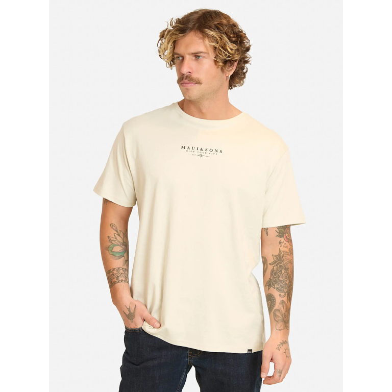 Polera Hombre MC 5P186-MV Liso Beige Maui