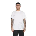 Polera Hombre Logo Frontal White Estampado V2622BL Colo Colo