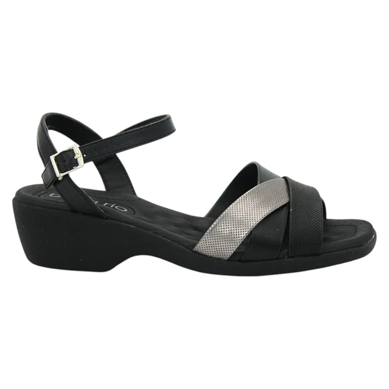 Sandalia Mujer Britta Gales Negro Beira Rio