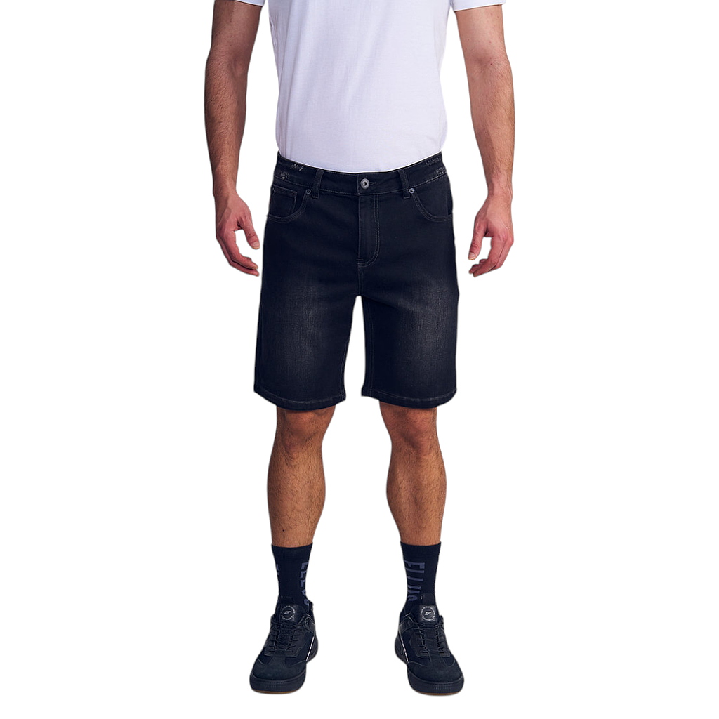 Short Hombre Rock 71 Black Emboss Ellus