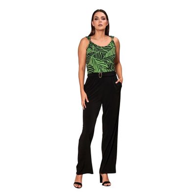 Enterito Mujer Give Darla Verde Estampado Tropical Give