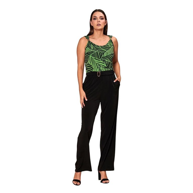 Enterito Mujer Give Darla Verde Estampado Tropical Give