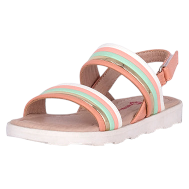 Sandalia Niña Arcoíris Rosado Bamboo