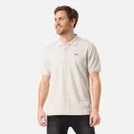 Polera Hombre M First Class Elastic Polo Melange Gris Lippi