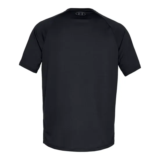 POLERA HOMBRE TECH 2.0 SS BLACK UNDER ARMOUR - Imagen 2