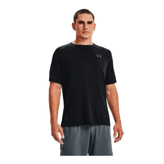 POLERA HOMBRE TECH 2.0 SS BLACK UNDER ARMOUR - Imagen 3