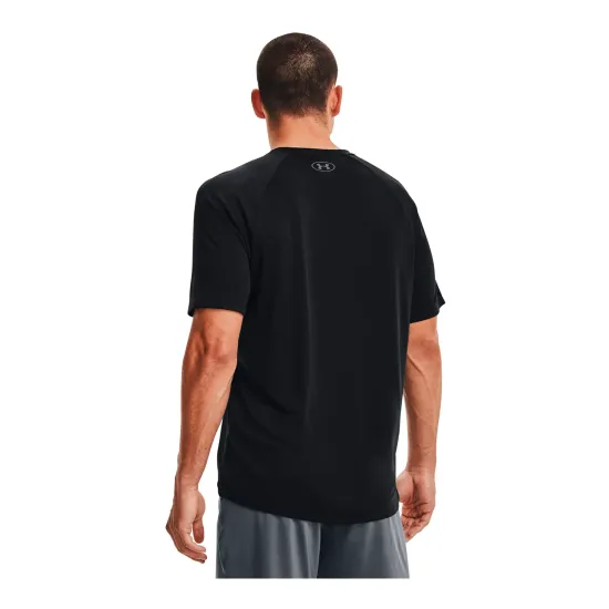 POLERA HOMBRE TECH 2.0 SS BLACK UNDER ARMOUR - Imagen 4