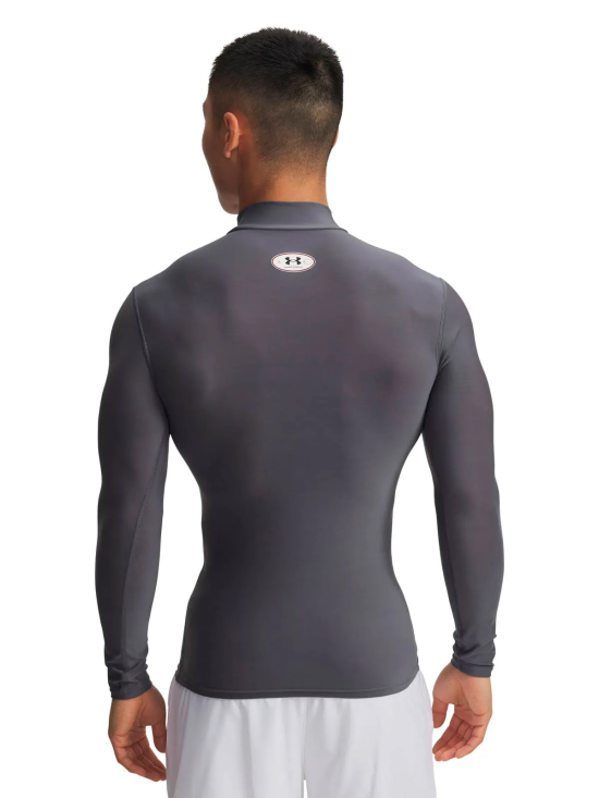 Primera Capa Entrenamiento HG Mock Gris Under Armour - Imagen 2