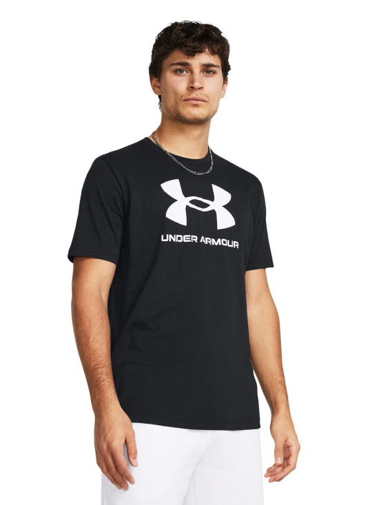 Polera Hombre UA Sportstyle Negro Under Armour - Imagen 3