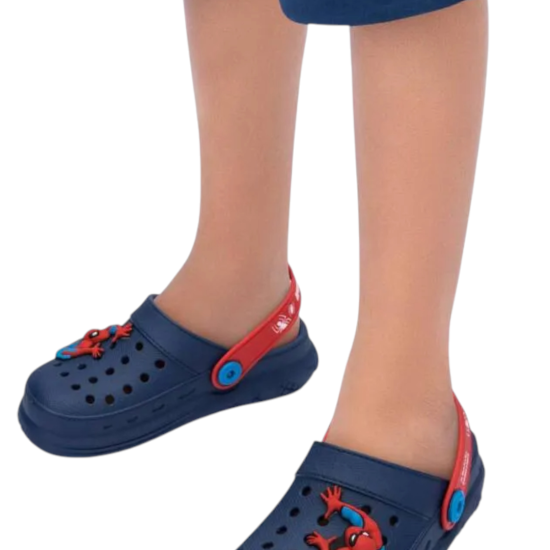 Sandalia Infantil Azul Rojo Spiderman Marvel Grendene - Imagen 3