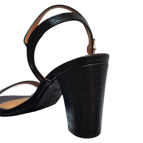 Sandalia Mujer Verniz Nancy Negro Vizzano - Imagen 2