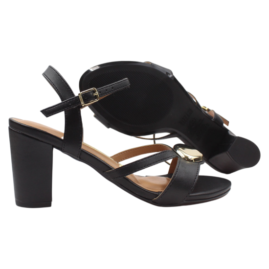 Sandalia Mujer Pelica Negro Vizzano - Imagen 2