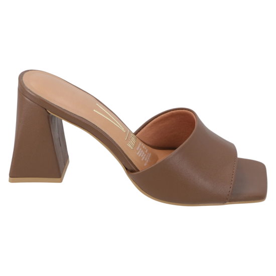 Sandalia Mujer Pelica Capuccino Taco Cuadrado Vizzano - Imagen 2
