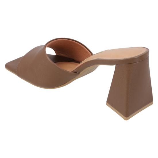 Sandalia Mujer Pelica Capuccino Taco Cuadrado Vizzano - Imagen 5