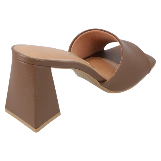 Sandalia Mujer Pelica Capuccino Taco Cuadrado Vizzano - Imagen 6