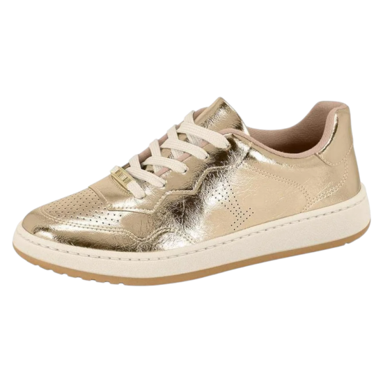 Zapatilla Mujer Urbana Metalizado Milano Dorado Vizzano - Imagen 2