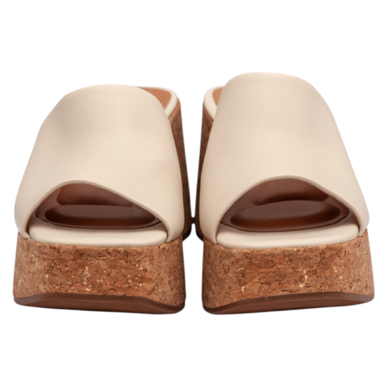 Sandalia Mujer Pelica Beige Plataforma Vizzano - Imagen 3