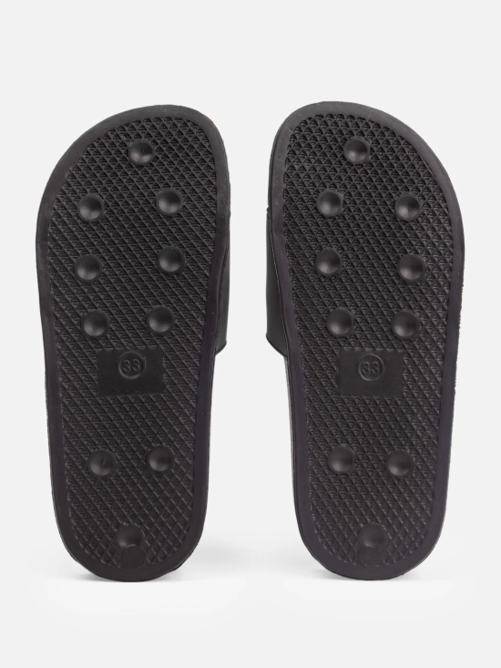 Sandalia Niño Slide Negro Logo Maui - Imagen 4