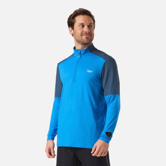 Poleron Hombre M Puerto Trucco 14 Zip Azulino Lippi - Imagen 2