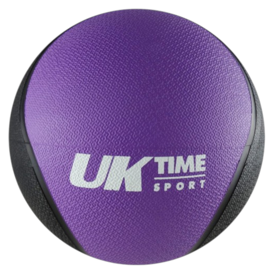 Balon Medicinal Negro/Morado 4KG Con Rebote Gili - Imagen 2