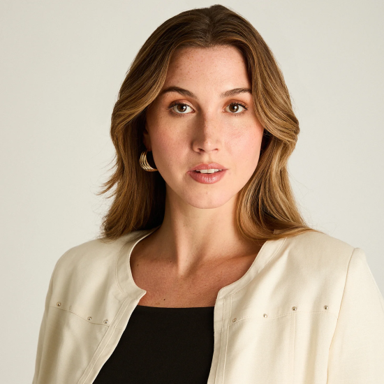 Blazer Mujer Crudo Estructurado Ldp - Imagen 3