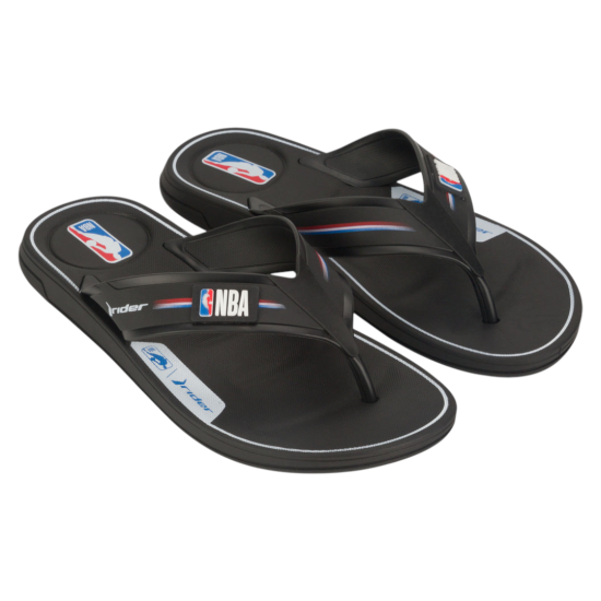 Sandalia Hombre NBA Thong Negro 932 Rider - Imagen 2