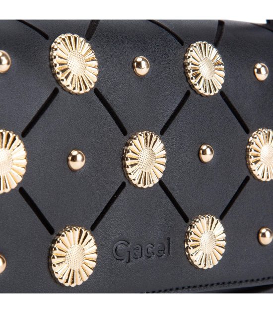 Cartera Bandolera Grande CAR3354 Negro Gacel - Imagen 2