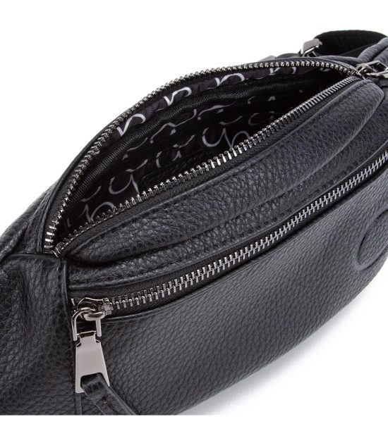 Cartera Beltbag Graneado Negro Gacel - Imagen 5