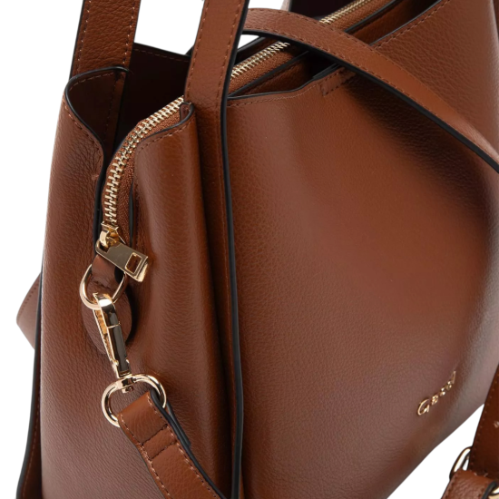 Cartera Dos Asas Pequeña CAR3347 Tostado Gacel - Imagen 2