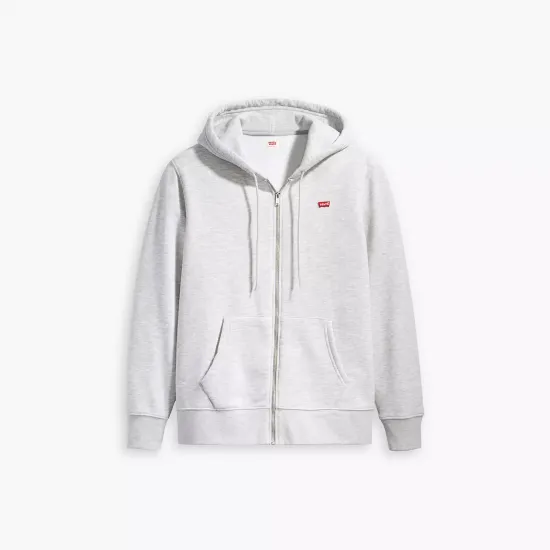 Polerón Hombre Gris con Cierre Levi’s Zip-Up Hoodie - Imagen 3