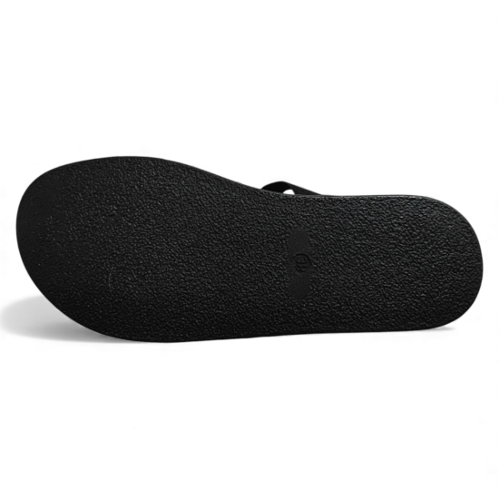 Sandalia Mujer Plataforma Negra Elástica New Walk - Imagen 6