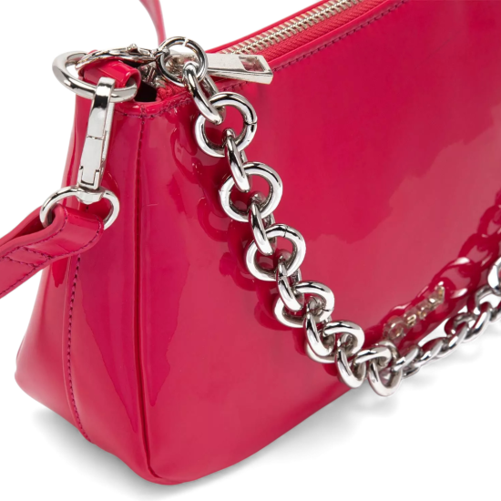 Cartera Bandolera Pequeña Frambuesa Charol Gacel - Imagen 6