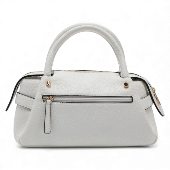 Cartera Mujer Dos Asas Pequeña Blanca Gacel - Imagen 5