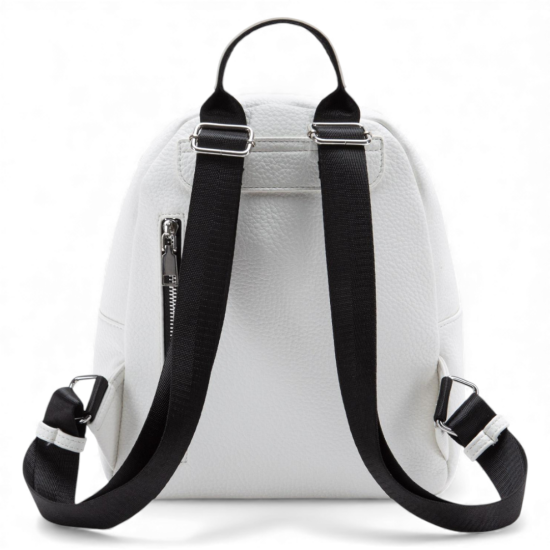 Mochila Mujer Pequeña Blanca Gacel - Imagen 6