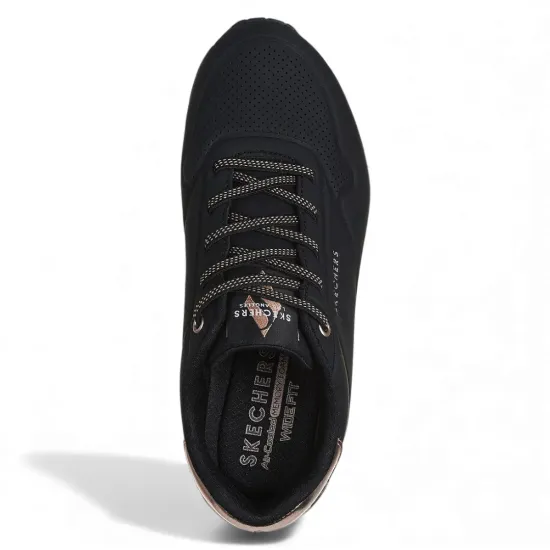 Zapatilla Mujer Uno Shimmer Away Bbk Skechers - Imagen 4