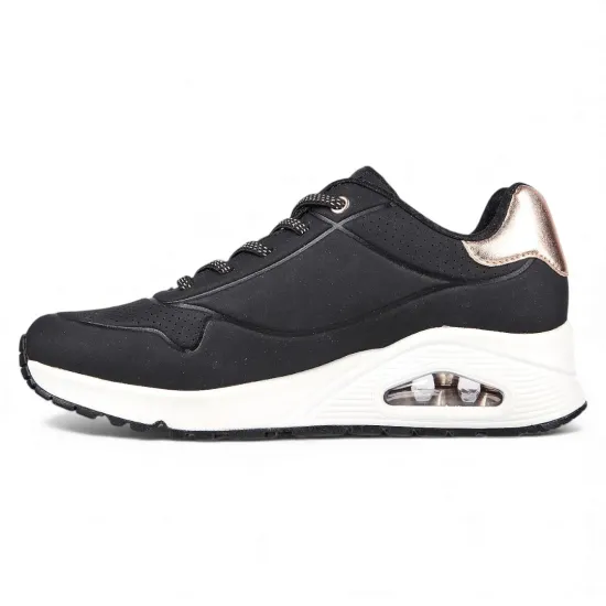 ZAPATILLA MUJER SHIMMER AWAY SKECHERS 155196/BLK - Imagen 4