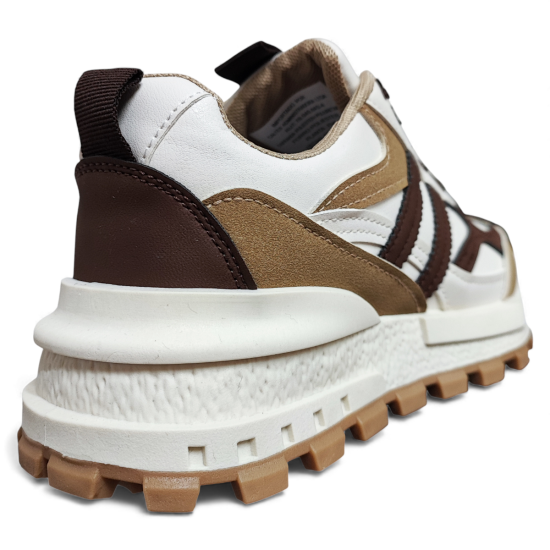 Zapatilla Mujer New Walk Urbana Camila Beige Plataforma Chunky - Imagen 6