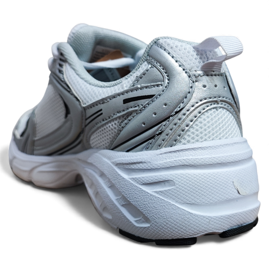 Zapatilla Mujer Running Plateada New Walk - Imagen 5