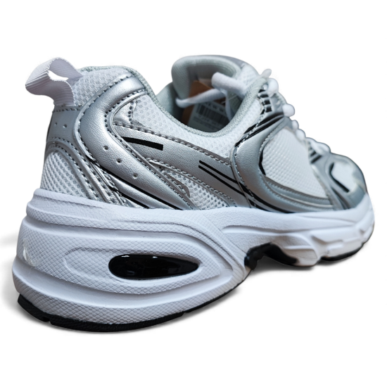 Zapatilla Mujer Running Plateada New Walk - Imagen 6