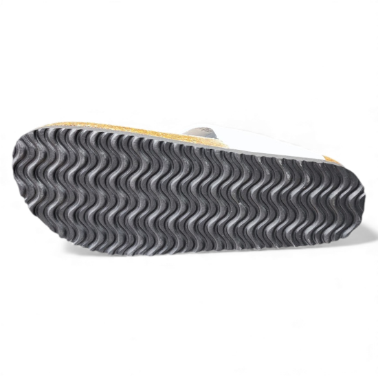 Sandalia Mujer Blanca Hebilla New Walk - Imagen 5