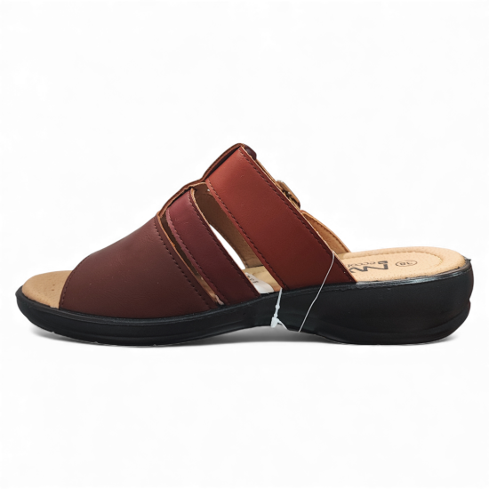 Sandalia Mujer Café Siena Confort New Walk - Imagen 3